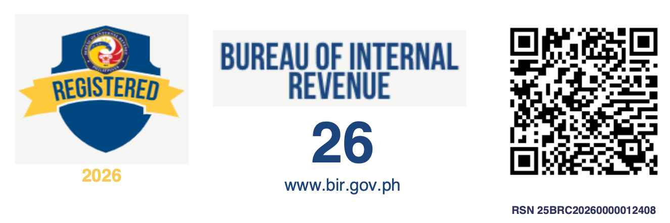 BIR Registration Seal — RSN 25BRC20260000012408